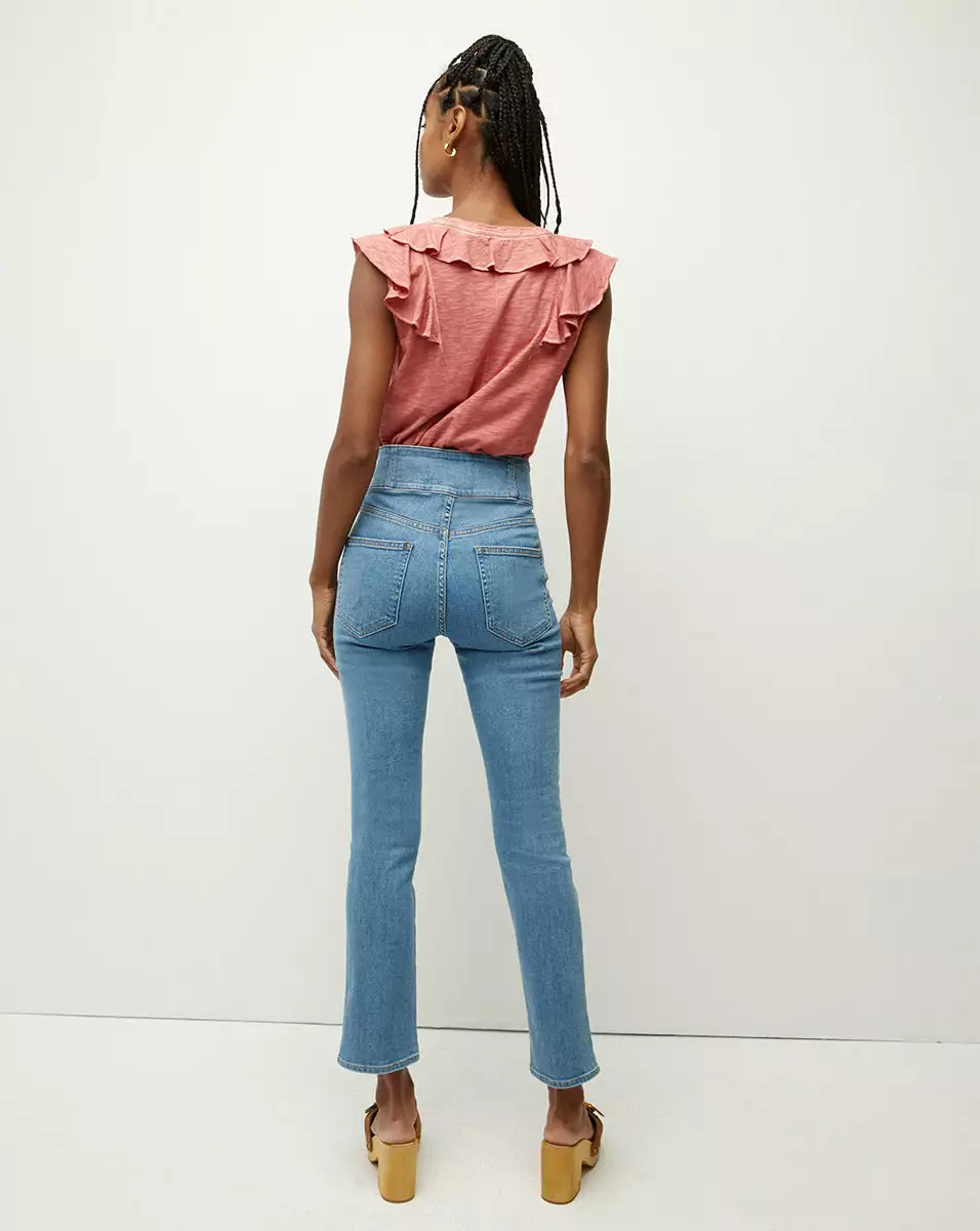 Veronica Beard Ellerie Ruffled Cotton Tee 3 Veronica Beard Ellerie Ruffled Cotton Tee - Image 3
