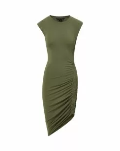 Veronica Beard Brompton Dress -Veronica Beard Sales 2023 J2306JY49S0308 BRIGHT ARMY