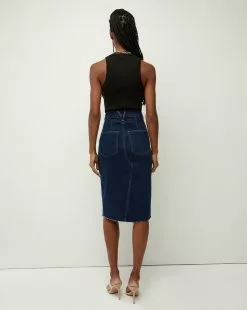 Veronica Beard Breves Denim Midi Skirt 8 Veronica Beard Breves Denim Midi Skirt -Veronica Beard Sales 2023 J23073561225WO WASHEDOXFORD PRODUCT 04