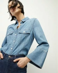 Veronica Beard Tivi Denim Shirt