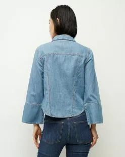 Veronica Beard Tivi Denim Shirt -Veronica Beard Sales 2023 J23077101219IC PRODUCT 03
