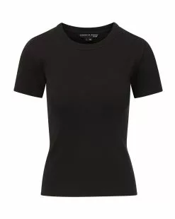 Veronica Beard Pruitt Ribbed Tee 12 Veronica Beard Pruitt Ribbed Tee -Veronica Beard Sales 2023 J2307JY020S0587 BLACK