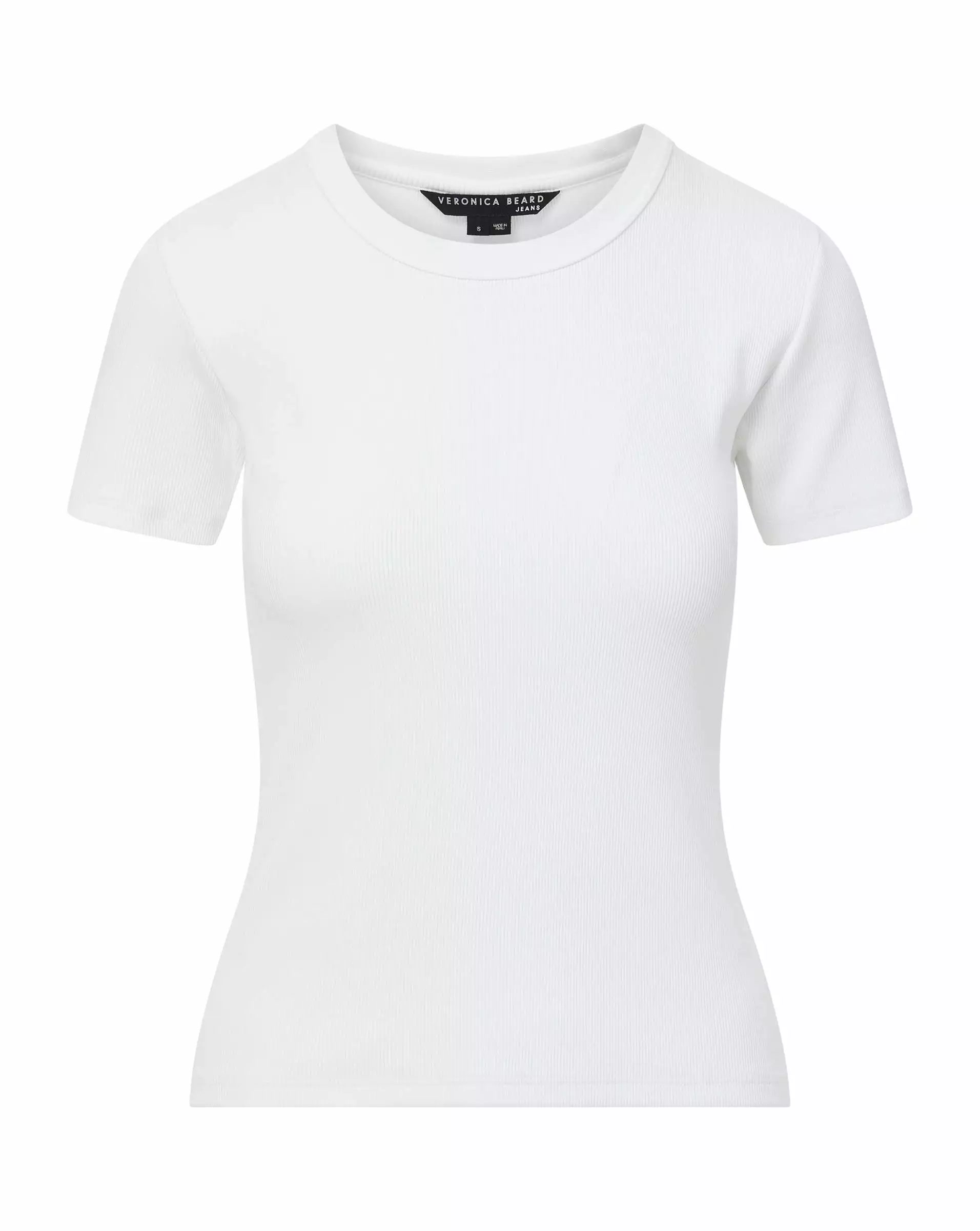 Veronica Beard Pruitt Ribbed Tee 9 Veronica Beard Pruitt Ribbed Tee - Image 9