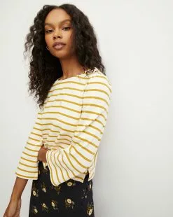 Veronica Beard Hovey Striped Top