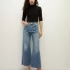Veronica Beard Taylor Cropped Wide-Leg Jean -Veronica Beard Sales 2023 J23081681152WD WANDERDUST PRODUCT 01