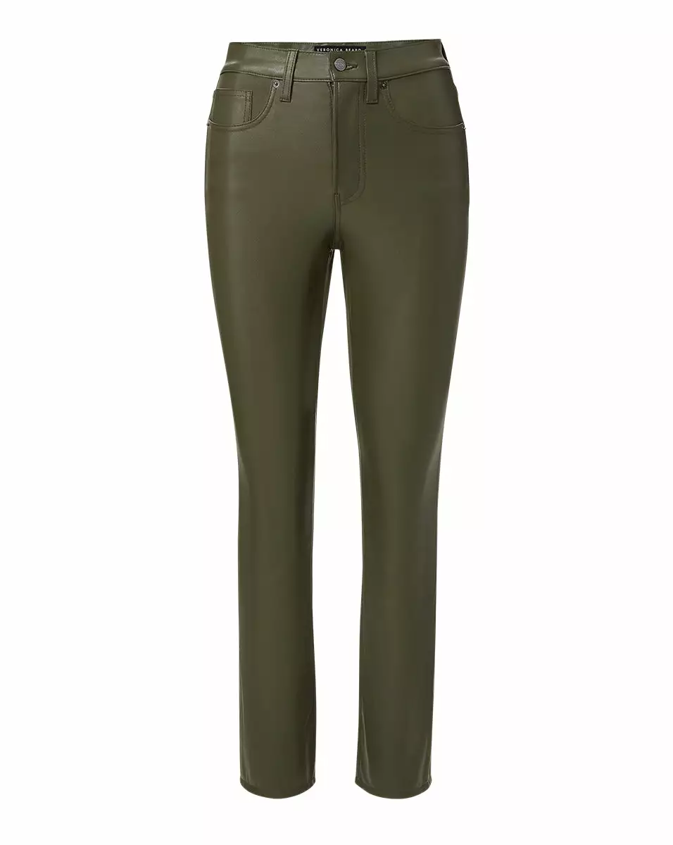 Veronica Beard Carly Kick-Flare Vegan Leather Pant 5 Veronica Beard Carly Kick-Flare Vegan Leather Pant - Image 5