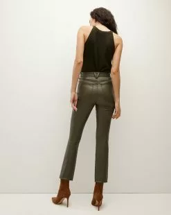 Veronica Beard Carly Kick-Flare Vegan Leather Pant 8 Veronica Beard Carly Kick-Flare Vegan Leather Pant -Veronica Beard Sales 2023 J23087820276LD LODEN PRODUCT 04