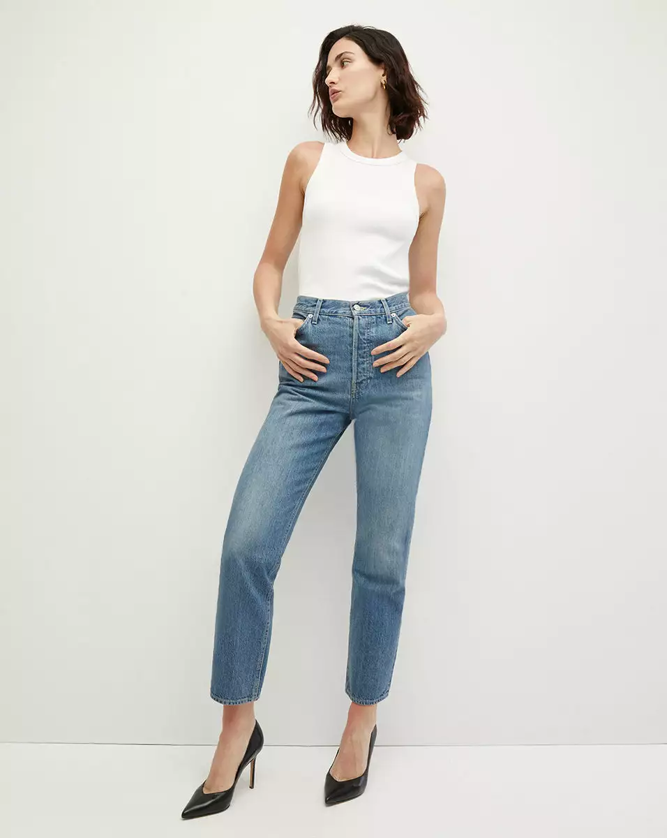 Veronica Beard Daniela Straight-Leg Jean 1 Veronica Beard Daniela Straight-Leg Jean