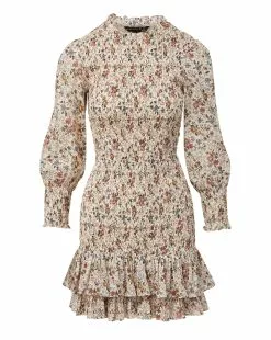 Veronica Beard Farha Floral Dress 7 Veronica Beard Farha Floral Dress -Veronica Beard Sales 2023 J2308CO27S0752 ECRU MULTI