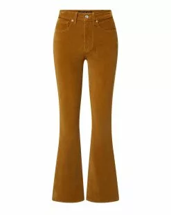 Veronica Beard Carson Kick-Flare Jean | Corduroy -Veronica Beard Sales 2023 J23093581037CE CAMEL