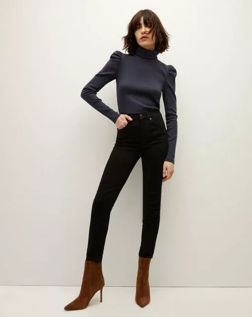 Veronica Beard Debbie Skinny Jean -Veronica Beard Sales 2023 J23099560006ON ONYX PRODUCT 01
