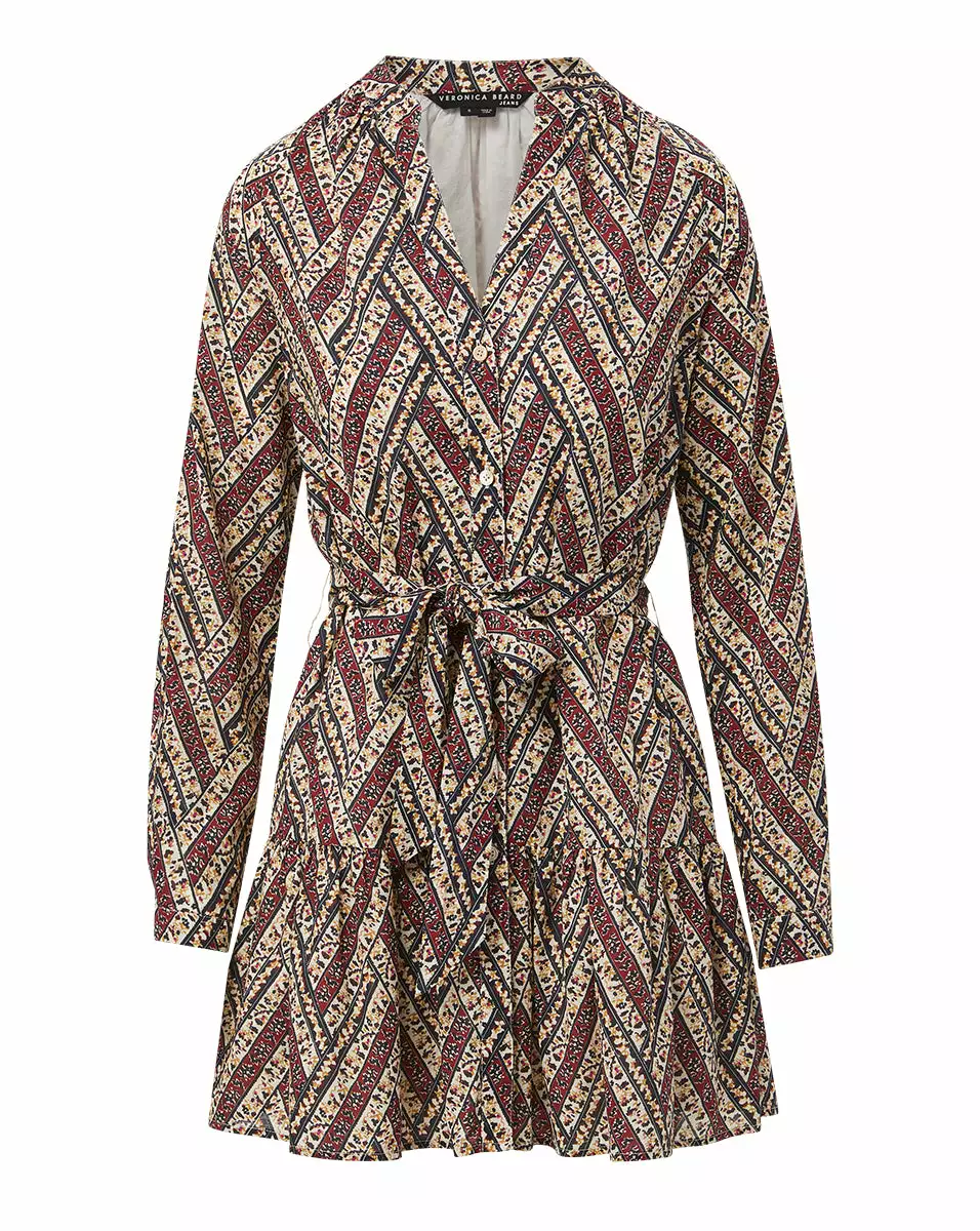 Veronica Beard Georgia Floral-Printed Shirtdress 5 Veronica Beard Georgia Floral-Printed Shirtdress - Image 5