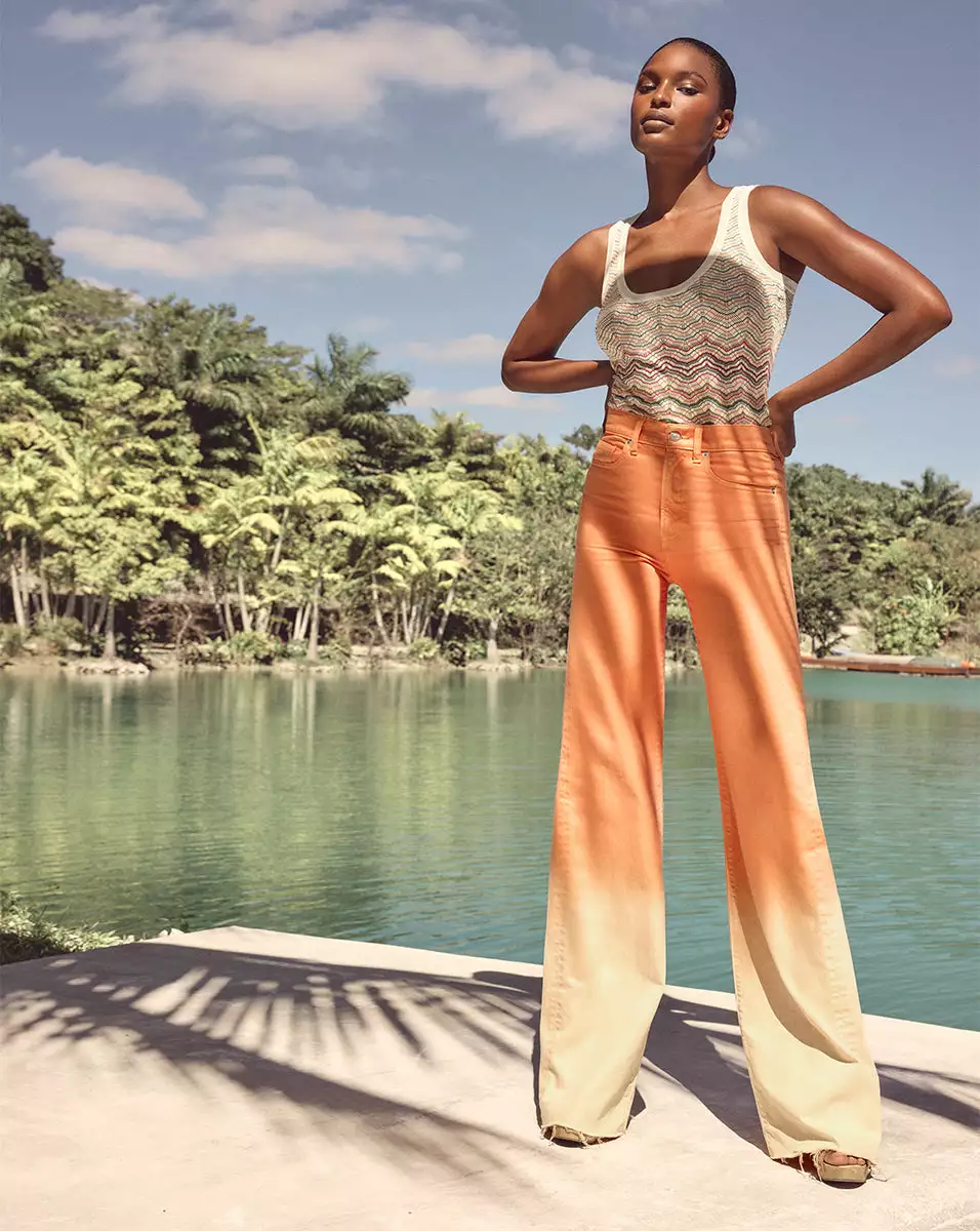 Veronica Beard Taylor Ombre Wide-Leg Jean 5 Veronica Beard Taylor Ombre Wide-Leg Jean - Image 5