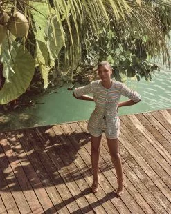 Veronica Beard Jazmin Striped Short -Veronica Beard Sales 2023 Look 08 2965C R