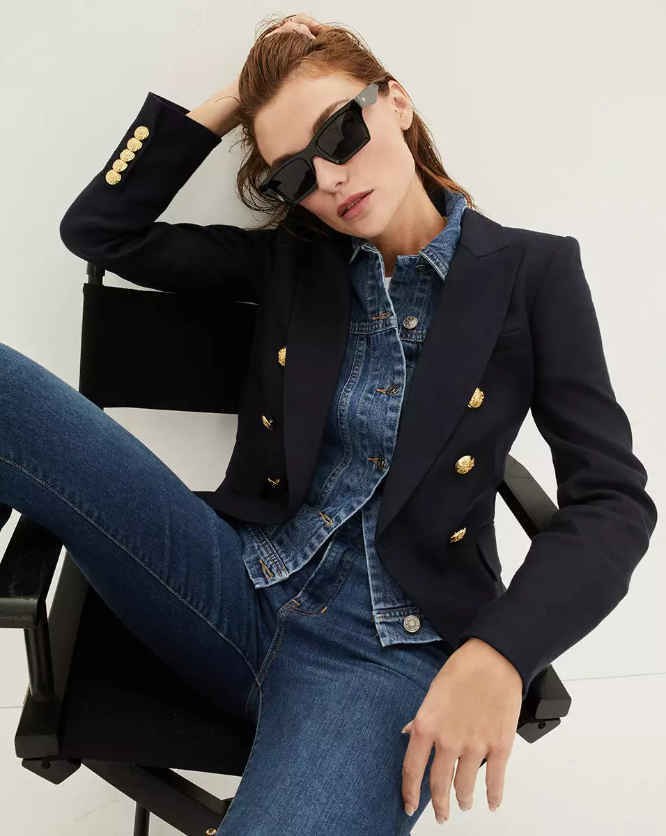 Veronica Beard Miller Linen Dickey Jacket + Slate Dickey 2 Veronica Beard Miller Linen Dickey Jacket + Slate Dickey - Image 2