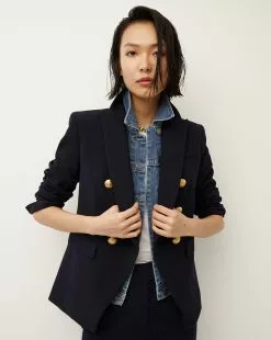 Veronica Beard Miller Dickey Jacket + Slate Dickey
