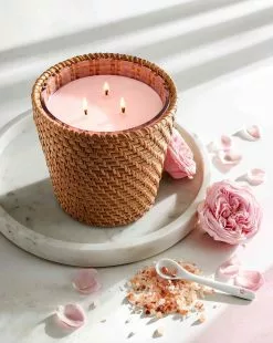 Veronica Beard Himalayan Salt & Rosewater 3-Wick Candle | Rattan Sleeve 6 Veronica Beard Himalayan Salt & Rosewater 3-Wick Candle | Rattan Sleeve -Veronica Beard Sales 2023 NEST249 HSR PINK PRODUCT 04