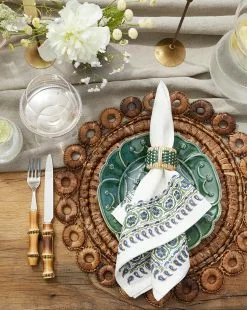 Veronica Beard Border Linen Napkin (Set Of 4) 8 Veronica Beard Border Linen Napkin (Set Of 4) -Veronica Beard Sales 2023 PDP 23.04.25 Veronica Beard Juliska 02 031