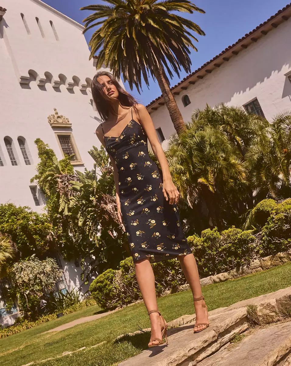 Veronica Beard Shara Floral Stretch-Silk Dress 6 Veronica Beard Shara Floral Stretch-Silk Dress - Image 6