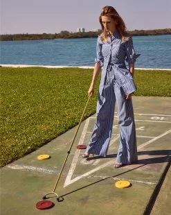 Veronica Beard Lloyd Button-Down Top -Veronica Beard Sales 2023 PDP Look 08 1785 R