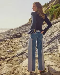 Veronica Beard Taylor Wide-Leg Jean | Two-Tone 14 Veronica Beard Taylor Wide-Leg Jean | Two-Tone -Veronica Beard Sales 2023 PDP Look 13 4107 R