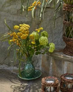 Veronica Beard Jardins Du Monde Green Mini Vase Trio -Veronica Beard Sales 2023 PDP Veronica Beard Juliska 08 018copy