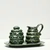 Veronica Beard Jardins Du Monde Green Creamer/Sugar Set -Veronica Beard Sales 2023 VB 221213 W17 0077