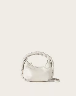 Veronica Beard Espiga Mini Braided-Handle Tote Bag