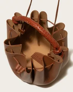 Veronica Beard Tan Molina Mini Bag -Veronica Beard Sales 2023 WBR23MOMI002 CHESTNUT Product 03