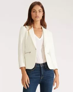 Veronica Beard Scuba Schoolboy Dickey Jacket 21 Veronica Beard Scuba Schoolboy Dickey Jacket -Veronica Beard Sales 2023 corebss1256 white product 01 08c45f56