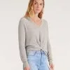 Veronica Beard Soren Twist-Front Sweater 22 Veronica Beard Soren Twist-Front Sweater -Veronica Beard Sales 2023 corekd1780061 greymelange product 01 86d9c57f