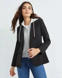Veronica Beard Classic Dickey Jacket -Veronica Beard Sales 2023 coresls1091 black product 04 6da5a507