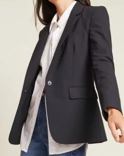 Veronica Beard Classic Dickey Jacket -Veronica Beard Sales 2023 coresls1091 navy product 02 bc6e08d9