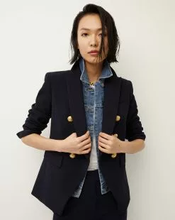 Veronica Beard Miller Dickey Jacket -Veronica Beard Sales 2023 coresu0021492 navy product 05 3aae259e