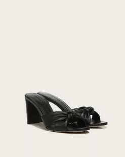 Veronica Beard Ganita Knot-Front Sandal 25 Veronica Beard Ganita Knot-Front Sandal -Veronica Beard Sales 2023 h6099l1 black product 02 2a50b2a3