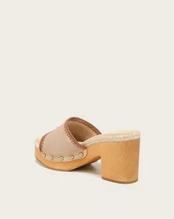 Veronica Beard Hannalee Clog Sandals -Veronica Beard Sales 2023 i4616l1 sand product 04 922cee83