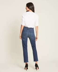 Veronica Beard Waldorf Ruched-Sleeve Tee -Veronica Beard Sales 2023 j2002jy0080597 wht product 03 c99f5037