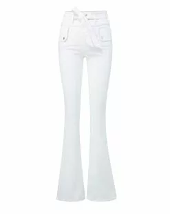 Veronica Beard Giselle Skinny-Flare Jean -Veronica Beard Sales 2023 j21124460682wh 917a5421