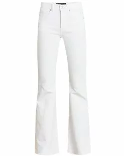 Veronica Beard Beverly Skinny-Flare Jean | Extended -Veronica Beard Sales 2023 j22024460644wh white ad4cae7d