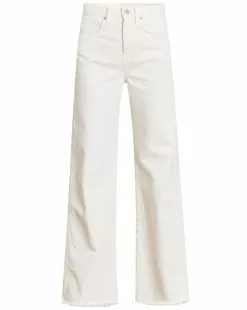 Veronica Beard Taylor Wide-Leg Jean | Raw Hem -Veronica Beard Sales 2023 j22049501040ec wht 35cb8f8f