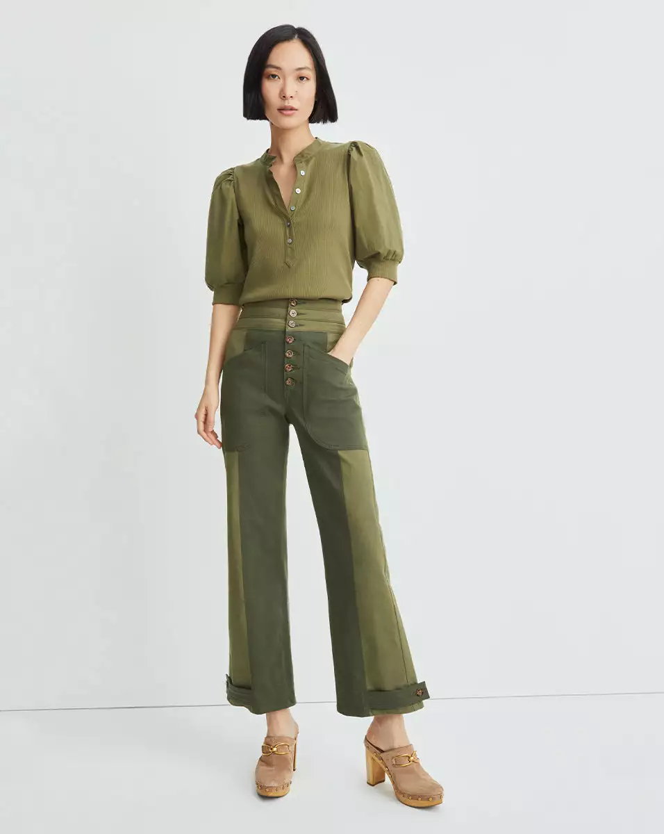 Veronica Beard Coralee Puff-Sleeve Top 13 Veronica Beard Coralee Puff-Sleeve Top - Image 13