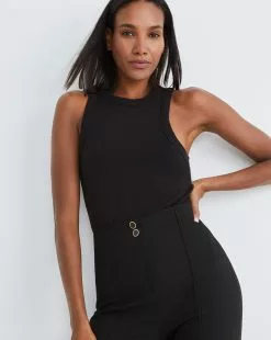 Veronica Beard Jordyn Tank 11 Veronica Beard Jordyn Tank -Veronica Beard Sales 2023 j2211jy020s0238 blk product 01 65375566