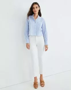 Veronica Beard Carly Kick-Flare Jean | Raw Hem