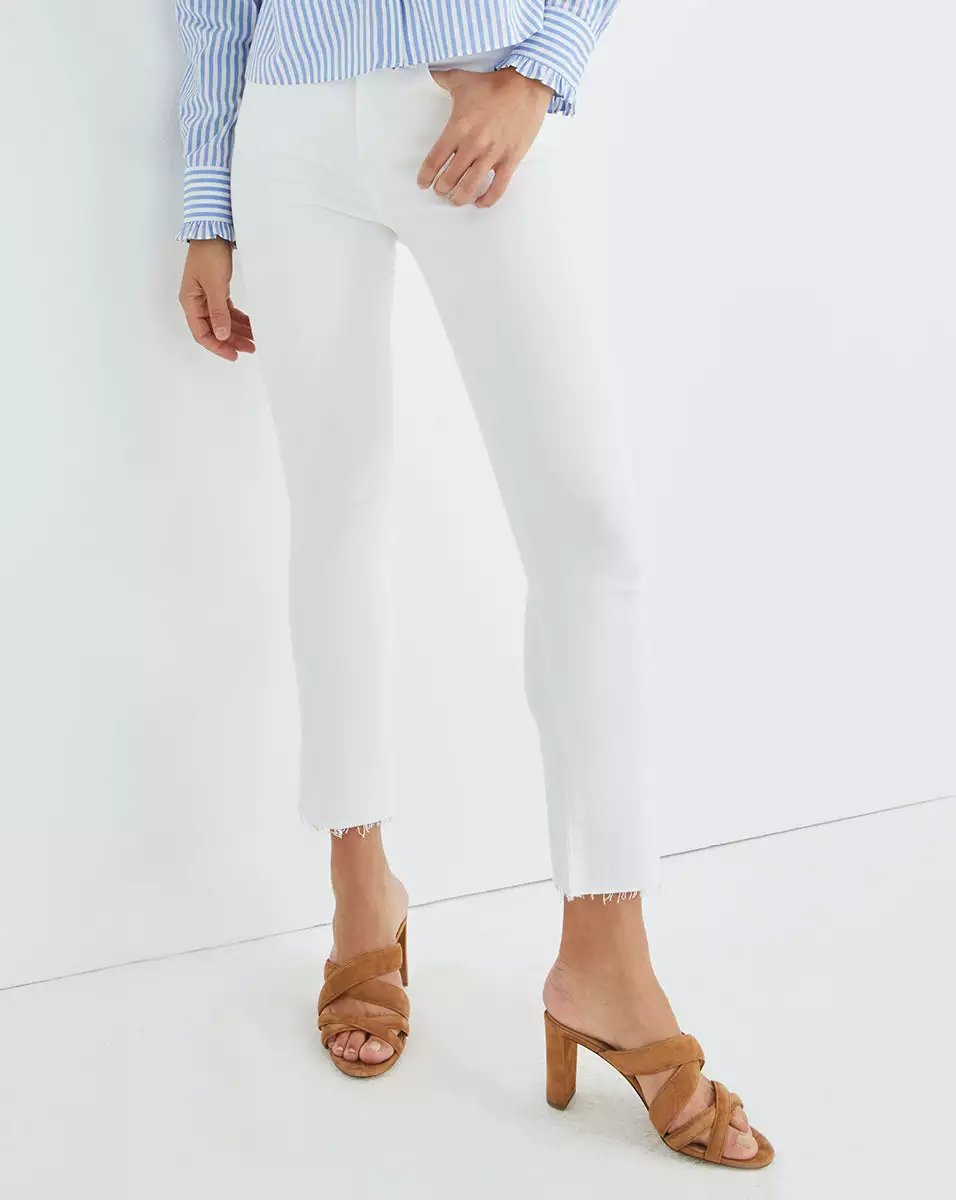 Veronica Beard Carly Kick-Flare Jean | Raw Hem 2 Veronica Beard Carly Kick-Flare Jean | Raw Hem - Image 2