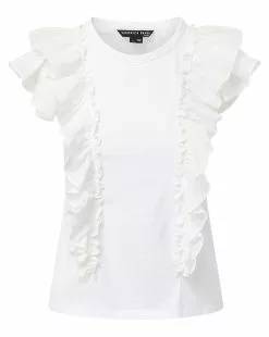 Veronica Beard Bardot Ruffle Tee 9 Veronica Beard Bardot Ruffle Tee -Veronica Beard Sales 2023 j2212jy033s0479 d913428c