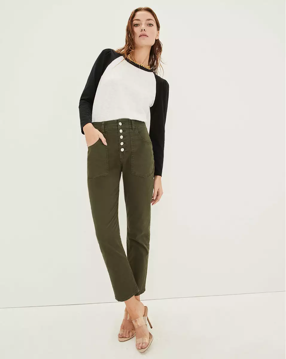 Veronica Beard Arya Straight-Leg Pant 1 Veronica Beard Arya Straight-Leg Pant