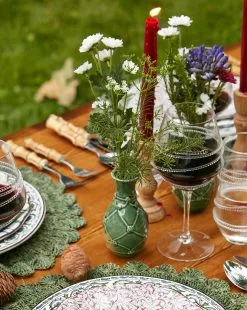 Veronica Beard Jardins Du Monde Green Mini Vase Trio -Veronica Beard Sales 2023 jmx139set88 product 05 98cbaa49